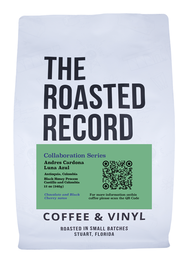 Luna Azul Colombian Coffee: Roasted Record x Unblended Direct-Trade Collaboration