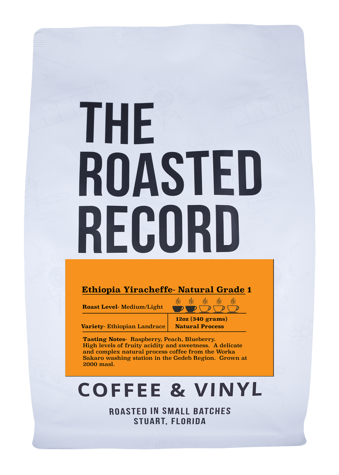 Yirgacheffe Gedeb Worka Sakaro Washing Station Grade 1 Natural Process Coffee