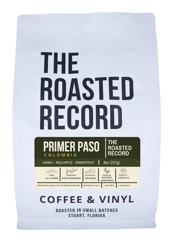 Primer Paso coffee bag from The Roasted Record