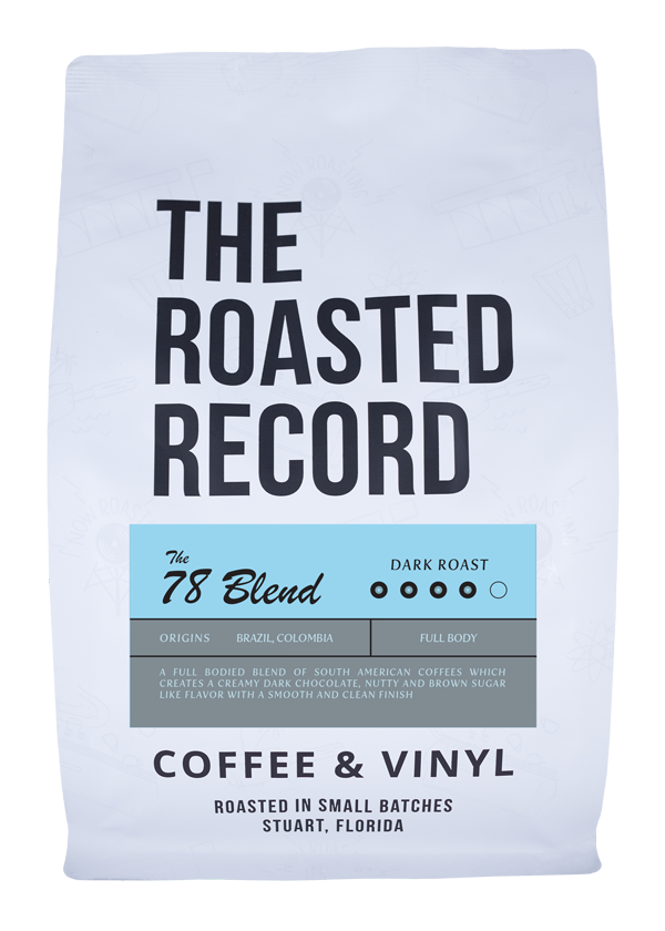 The 78 Blend Coffee | Dark Roast Gourmet Blended Coffee From Brazil & Colombia