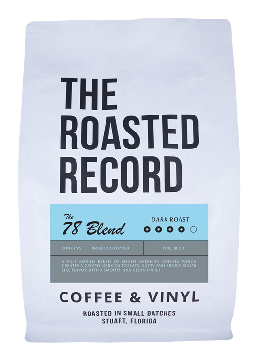 The 78 Blend Coffee | Dark Roast Gourmet Blended Coffee From Brazil & Columbia